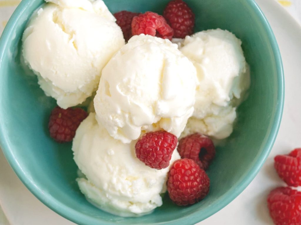 gelado de iogurte feito nos workshops da weat