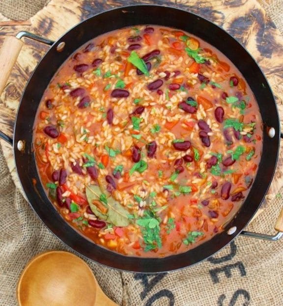 arroz malandrinho de feijão com pataniscas