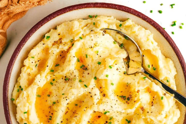 puré de batata gourmet com manteiga noisette